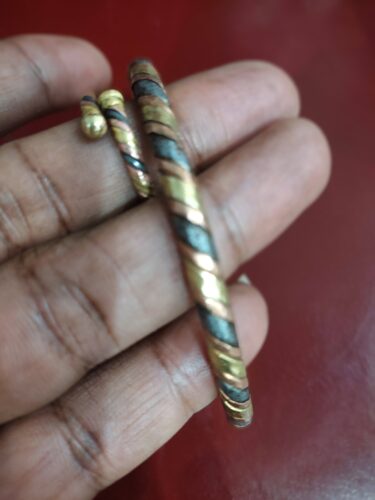 Oriigyn : Bracelet Africain Protection Contre le Mauvais Œil & Sort | Chance, Richesse & Abondance | En Cuivre, Bronze, Fer tressés photo review